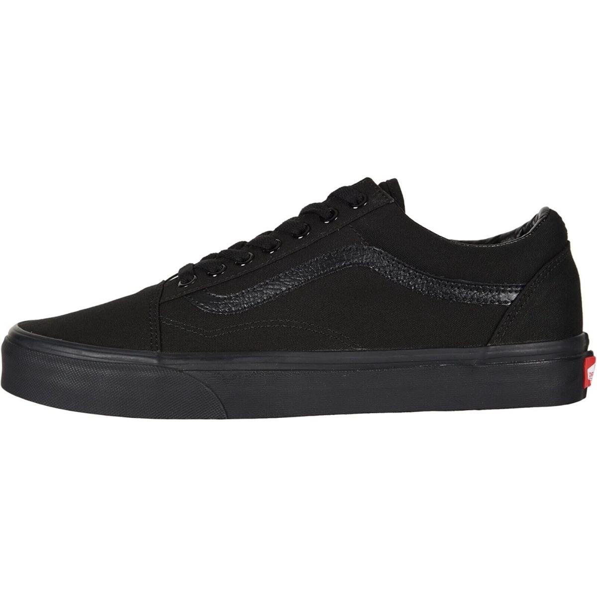 Vans Old Skool Unisex Suede Sneakers Mens Womens Skateboard Canvas Shoes Black/Black