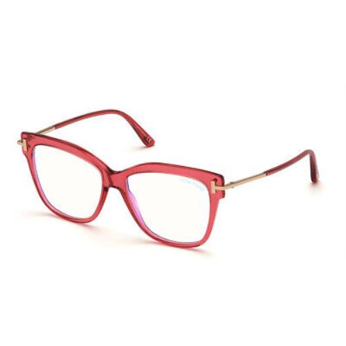 Tom Ford FT5704FB-066-54 Pink Gold Eyeglasses