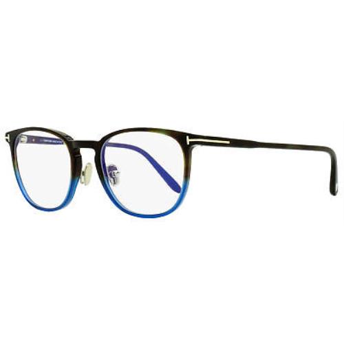 Tom Ford TF5700B Blue Block Eyeglasses 055 Havana/blue 52mm FT5700