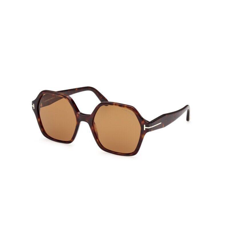Tom Ford Romy FT1032 52E Plastic Dark Havana Brown 56 mm Women`s Sunglasses