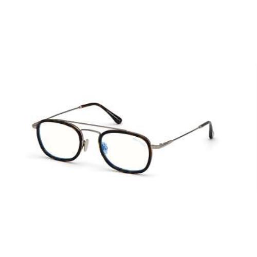 Tom Ford FT5677B-052-50 Havana Silver Eyeglasses