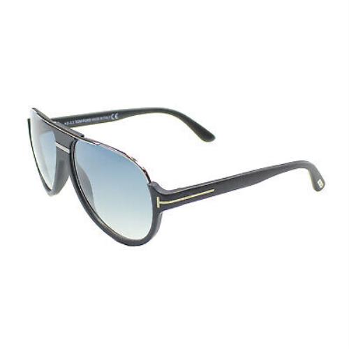 Tom Ford Dimitry FT0334 TF 334 02W Matte Black Aviator Sunglasses