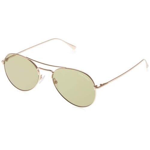 Sunglasses Tom Ford FT 0551 Ace- 02 28N Shiny Rose Gold / Green
