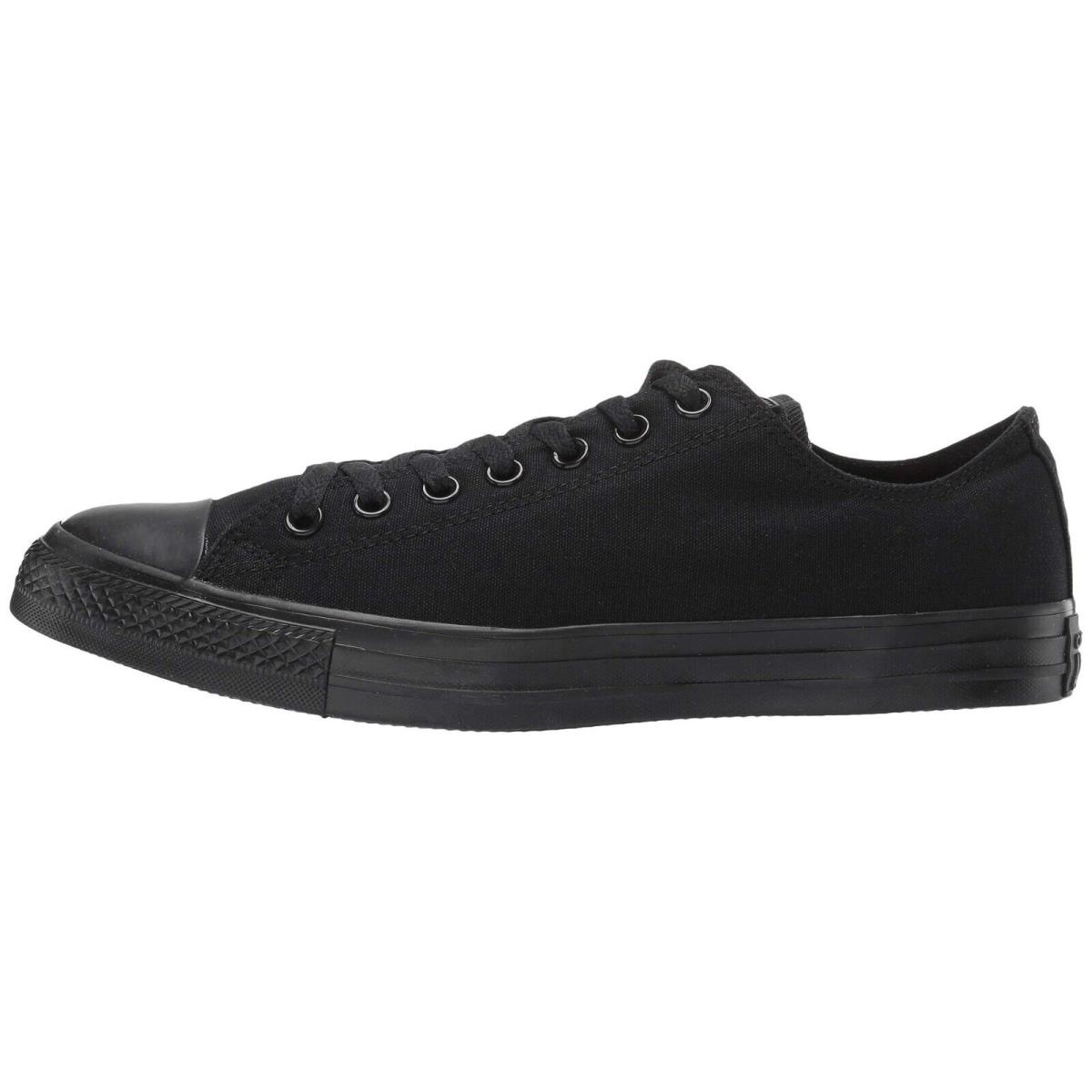 Converse Chuck Taylor All Star Low Top Unisex Canvas Sneaker Classic Shoes Black Mono