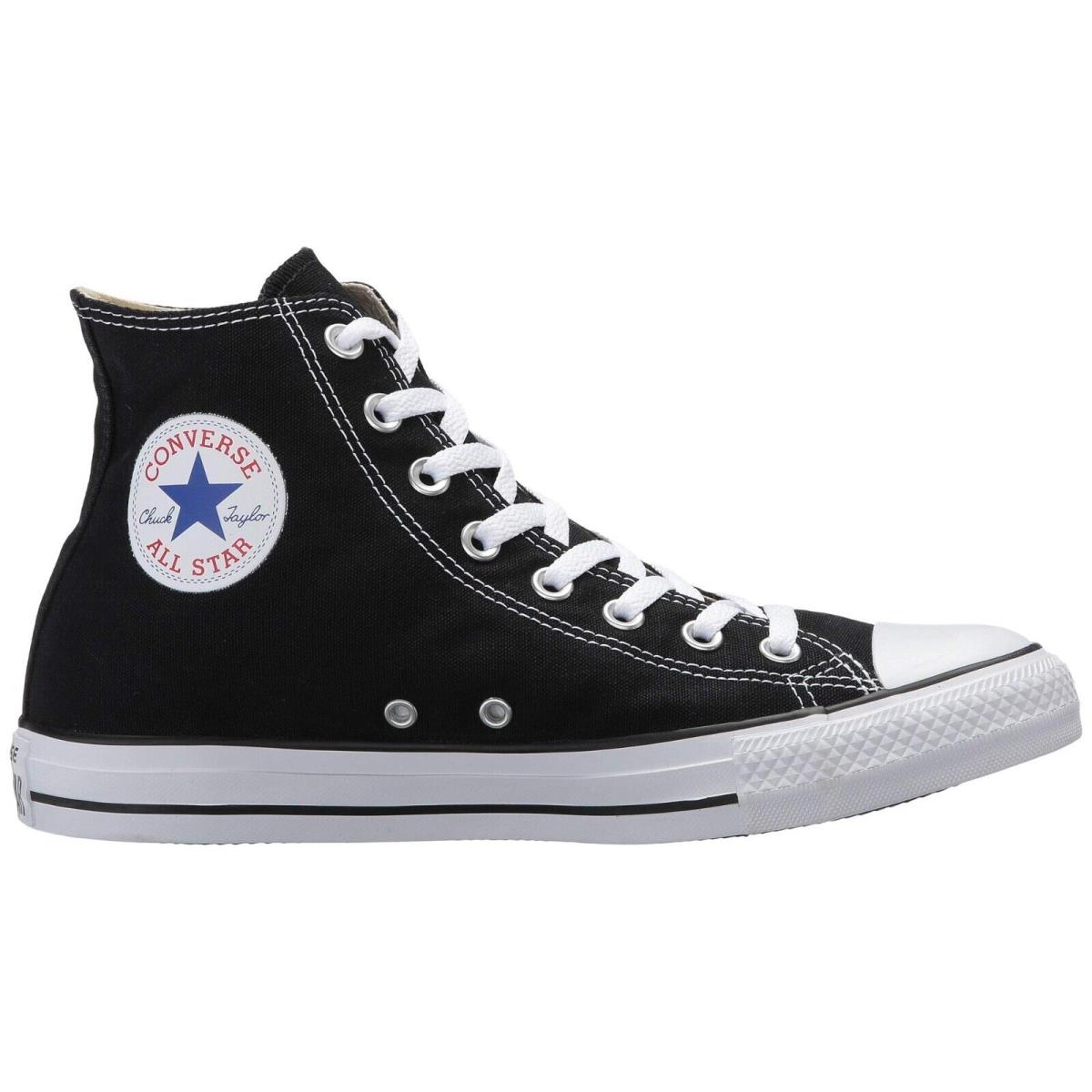 Converse Chuck Taylor All Star High Top Unisex Canvas Sneaker Classic Shoes Black White