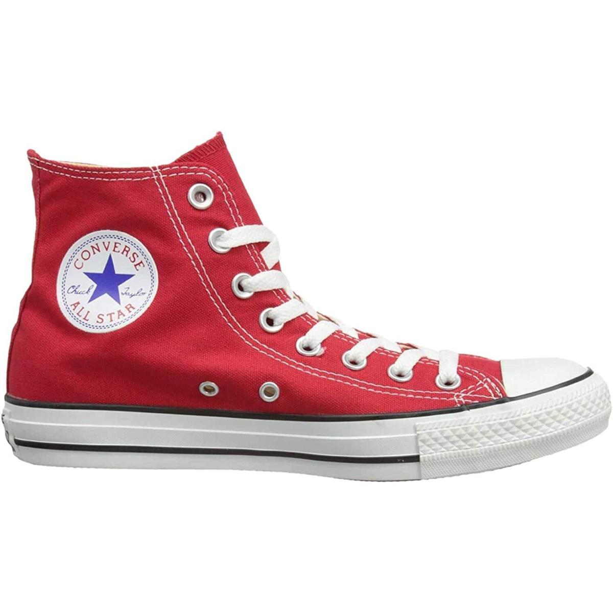 Converse Chuck Taylor All Star High Top Unisex Canvas Sneaker Classic Shoes Red