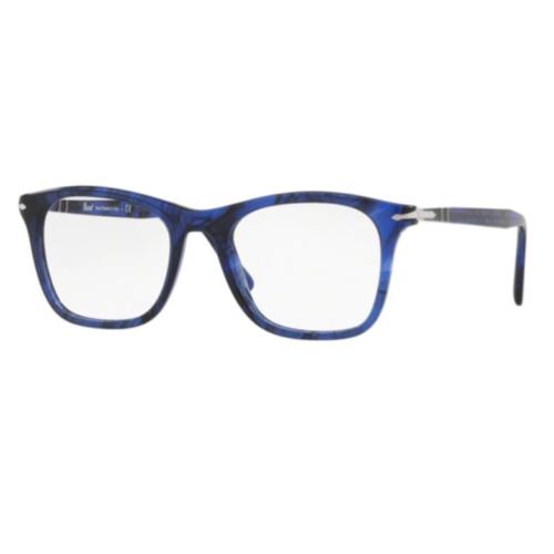 Persol Eyeglasses Frame PO3188V 1053 Crystal Blue Striped 51mm Optical Frame