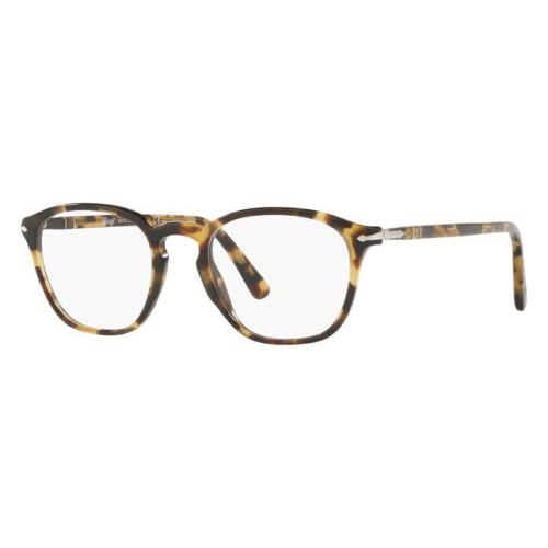 Persol Men`s PO3178V 1056 52 Eyeglasses Brown / Beige Tortoise Optical Frame