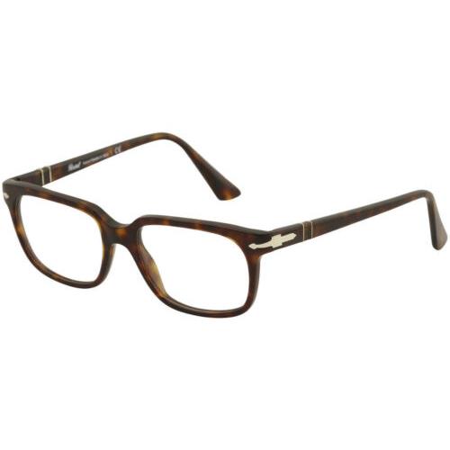 Persol Men`s Eyeglasses PO3131V PO/3131/V 24 Havana Full Rim Optical Frame 52mm