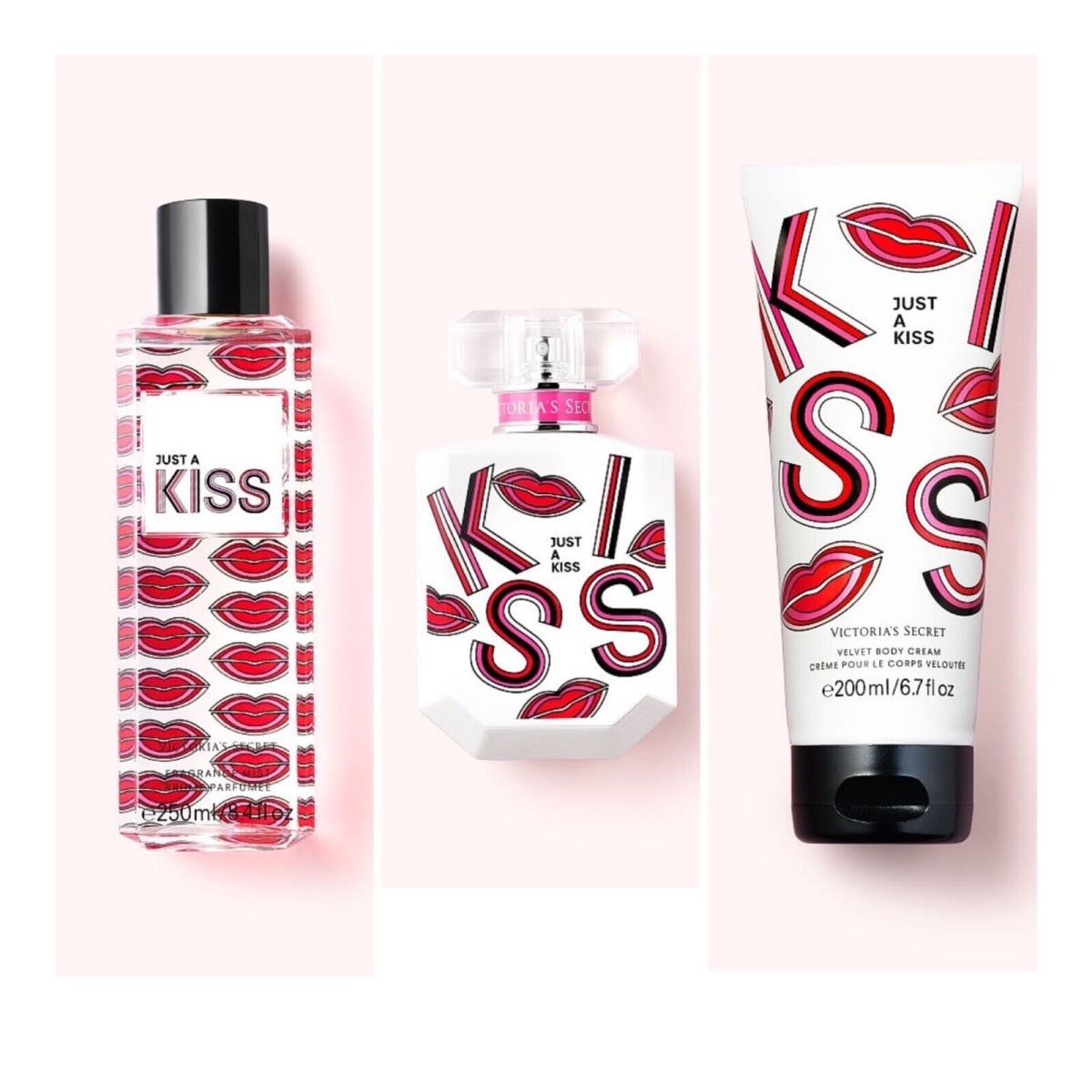 Victoria s Secret Just A Kiss Eau de Parfum 1.7 Fl.oz. /fragrance Mist /cream