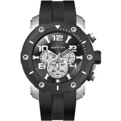 Invicta Pro Diver Chronograph Gmt Quartz Black Dial Men`s Watch 45739