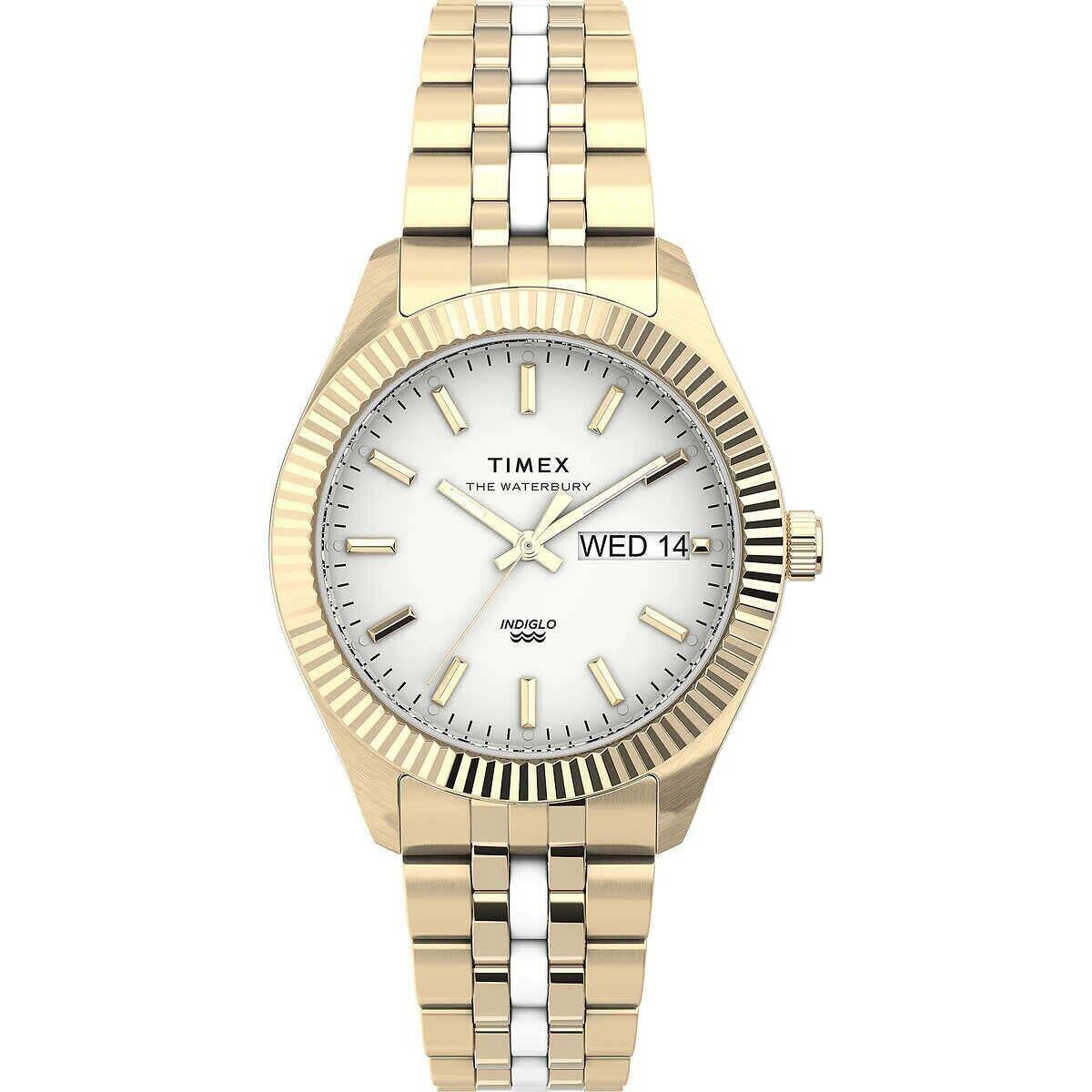 Timex Waterbury Legacy Gold-tone IP Stainless Women`s Quartz Watch