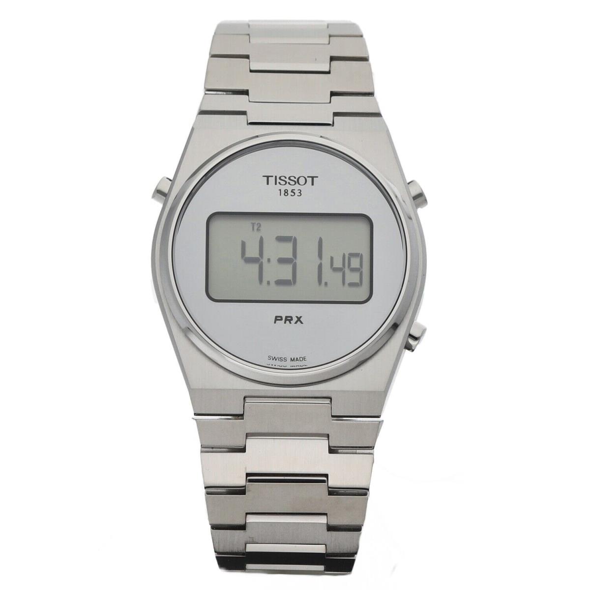 Tissot Prx Digital T137.263.11.030.00 35 mm Steel Mirror Tonneau Men`s Watch