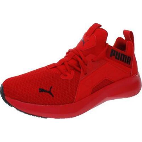 Puma Mens Softride Enzo Nxt Fitness Gym Running Shoes Sneakers Bhfo 0118 - High Risk Red-Puma Black