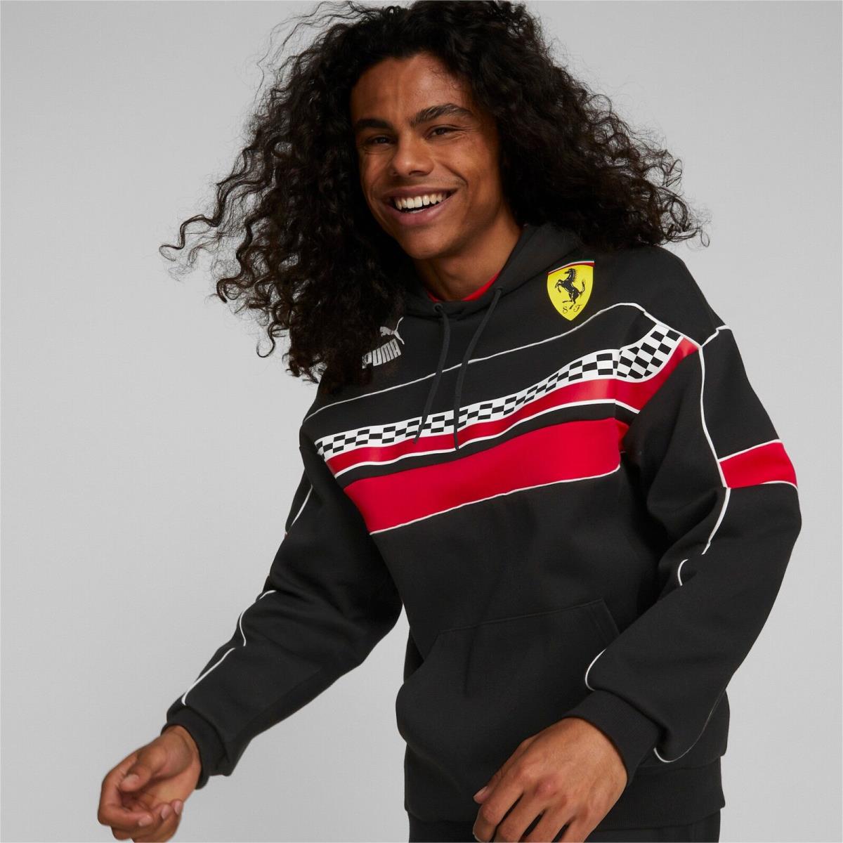 535817-01 Mens Puma Ferrari Race Sds Hoodie Sweat