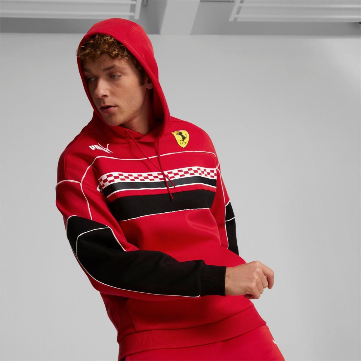 535817-02 Mens Puma Ferrari Race Sds Hoodie Sweat