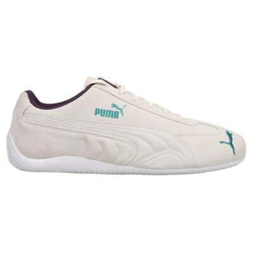 Puma Speedcat Ls Lace Up Mens White Sneakers Casual Shoes 380173-10 - White
