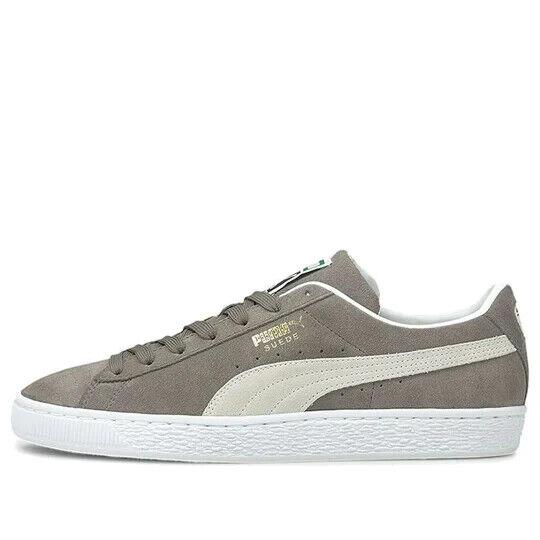 Puma Suede Classic Xxi 374915-07 Men`s Steel Grey/white Trainers Shoes NR2820 - Steel Grey/White