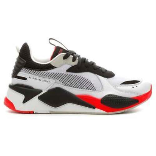 Puma Rsx Home Lace Up Mens Black Red White Sneakers Casual Shoes 38688901