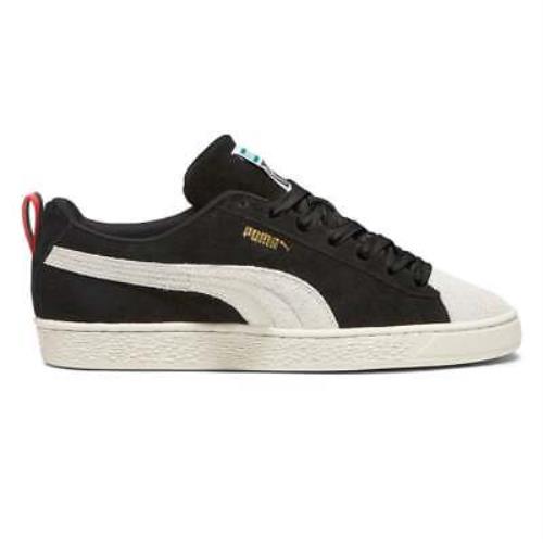 Puma Suede Cassette Tape Lace Up Mens Black Sneakers Casual Shoes 39454401