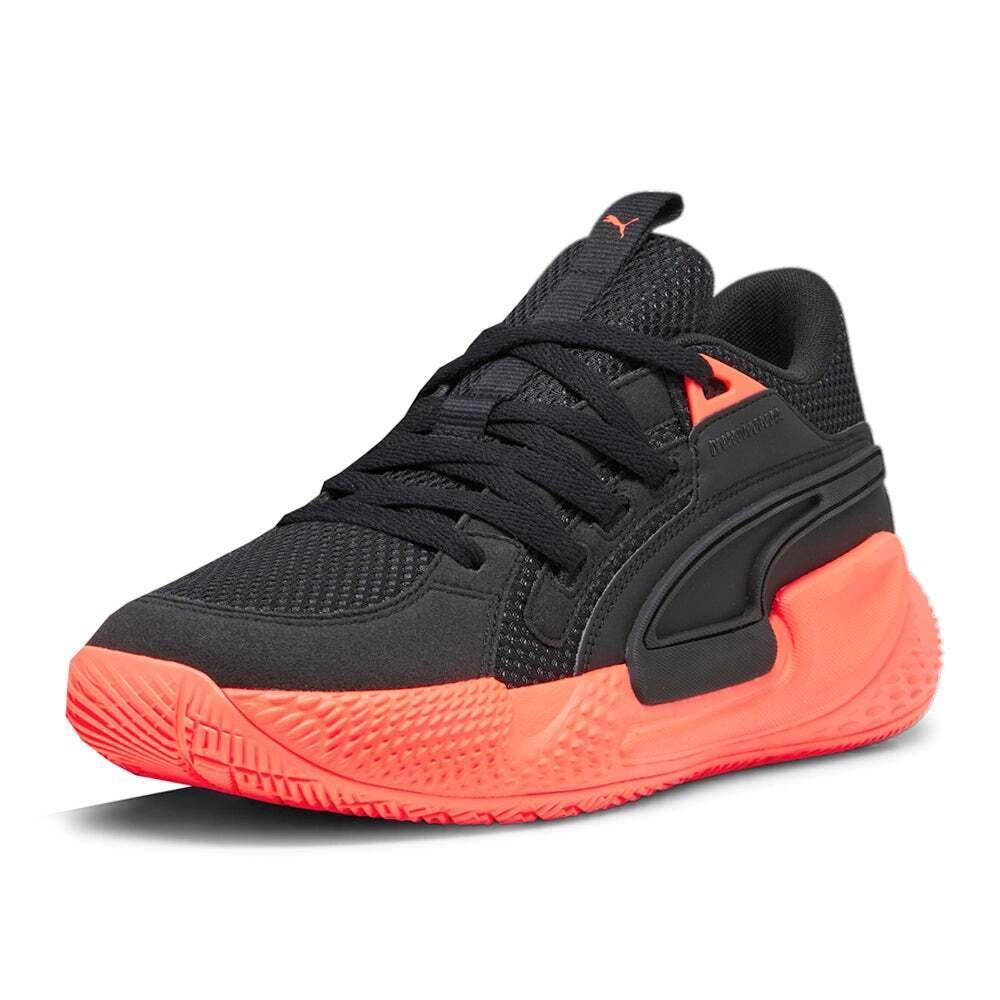 Puma Court Rider Chaos Slash Basketball Mens Orange Sneakers Athletic Shoes 378 - Orange