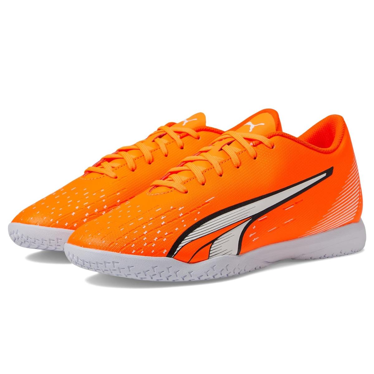 Man`s Sneakers Athletic Shoes Puma Ultra Play IT Ultra Orange/Puma White/Blue Glimmer