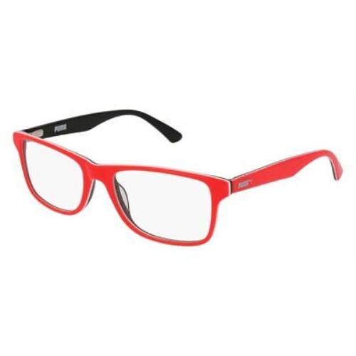 Puma PU0108O-003 Red Black Eyeglasses