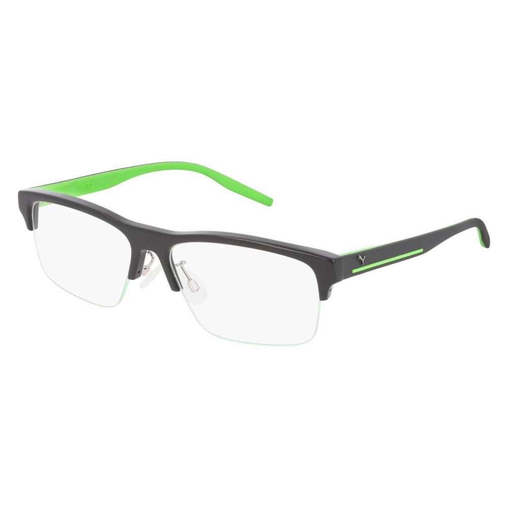 Puma PU0274O-003-57 Gray Green Eyeglasses