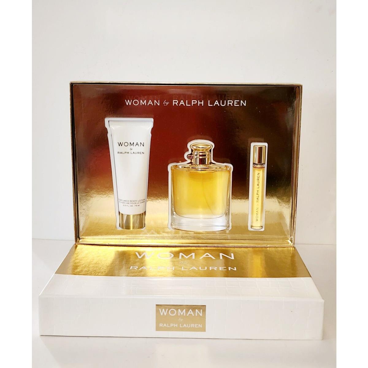 Women BY Ralph Lauren 3PC Gift Set 3.4OZ Edp Spray For Women