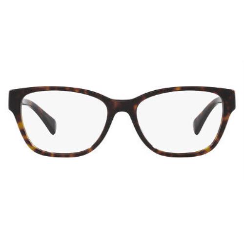 Ralph Lauren RA7150 Eyeglasses Shiny Dark Havana Square 55mm