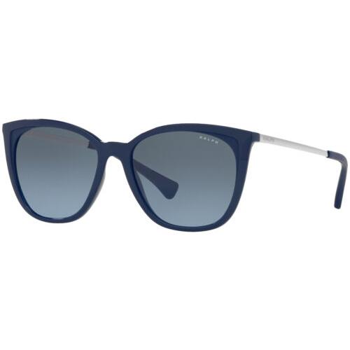 Ralph By Ralph Lauren Women`s Shiny Blue Cat Eye Sunglasses - RA5280 5620V1 55