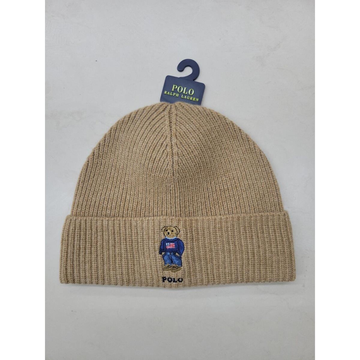 Polo Ralph Lauren Men`s Knit Polo Bear Beanie Hat Watch Ski Cap