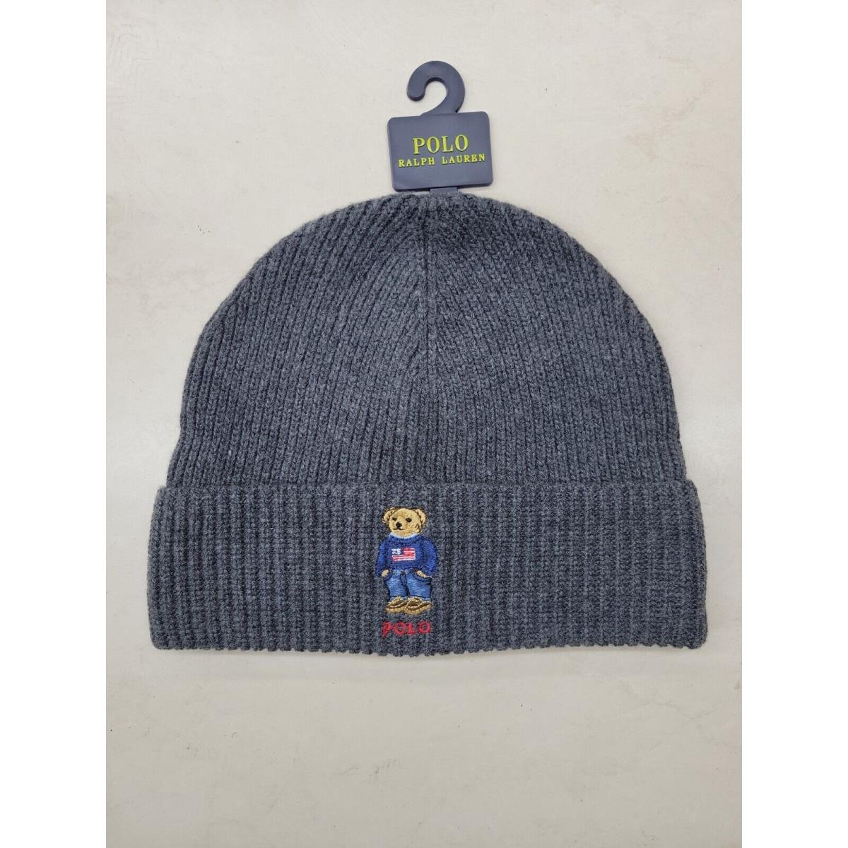 Polo Ralph Lauren Men`s Knit Polo Bear Beanie Hat Watch Ski Cap