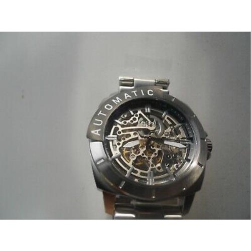 Fossil Skeleton Automatic Men`s Water Resist Stainless Steel watch.BQ-2425