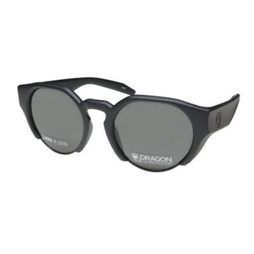 Dragon Compass Sunglasses Unisex 002 Black Plastic 51-20-145 Full-rim Round