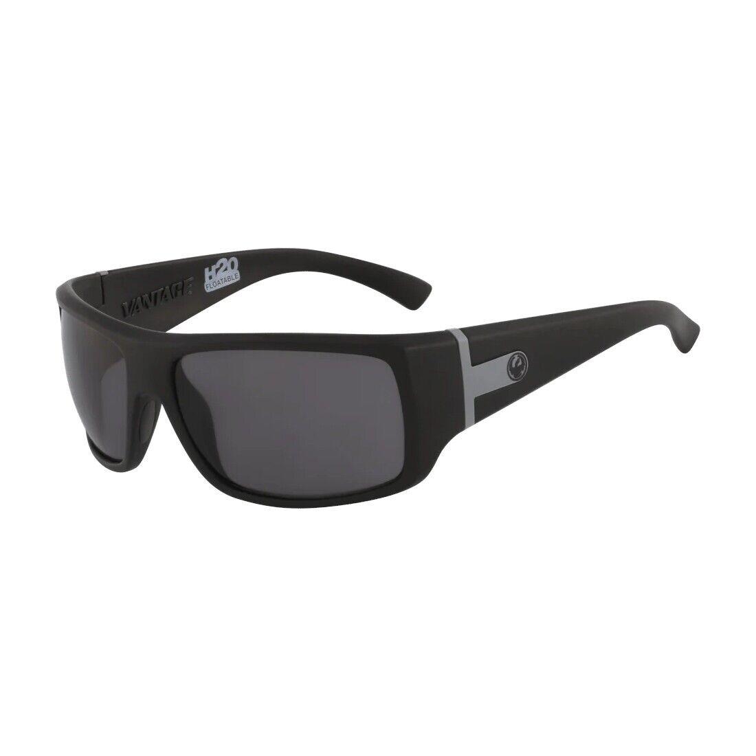 Dragon Vantage Sunglasses Matte Black H2O Frame w/ Grey Ion Polarized Lenses