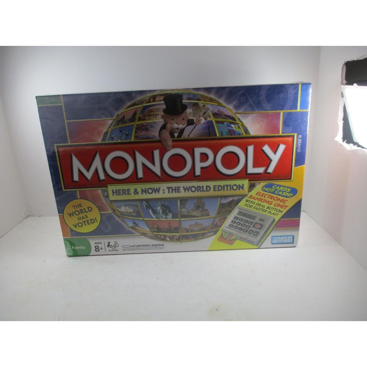 Monopoly Here Now World Edition Boardgame 2008