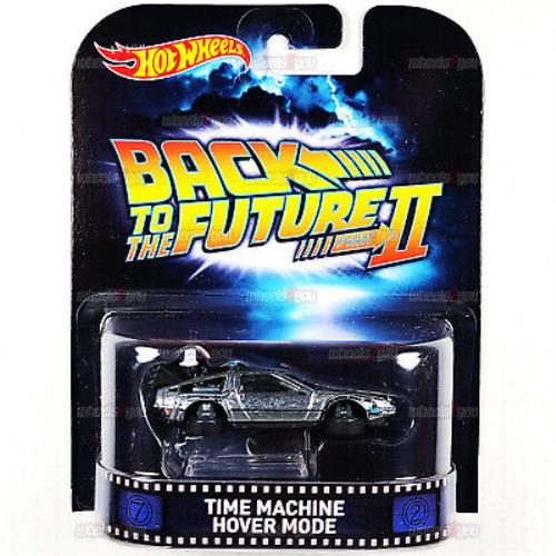 Time Machine Hover Mode Back to The Future- Hot Wheels Retro Entertainment CFR15