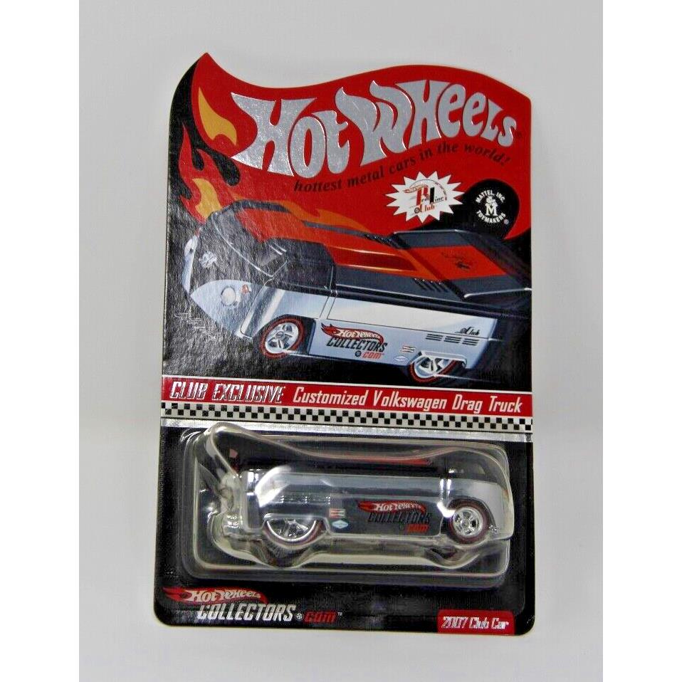 Hot Wheels 2007 Rlc Club Exclusive Chrome Customized Volkswagen Drag Bus Truck