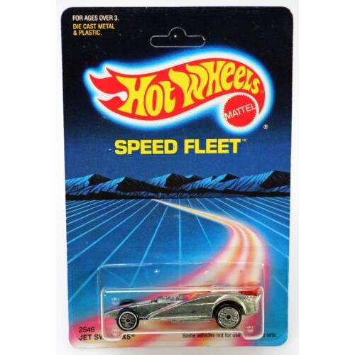 Hot Wheels Jet Sweep X5 Speed Fleet Series 2546 Nrfp 1986 Unpainted 1:64