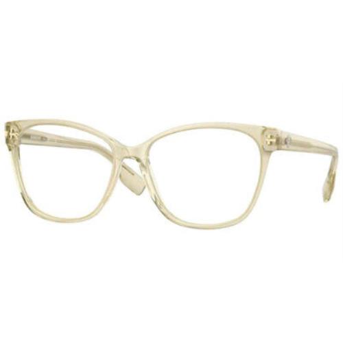 Burberry Caroline BE2345 3852 Eyeglasses Women`s Yellow Full Rim 52mm