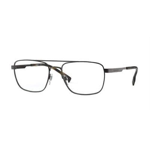 Burberry Eyeglasses BE1340 1144 56mm Ruthenium / Demo Lens