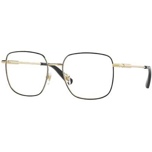 Versace Eyeglasses VE1281 1433 56mm Gold Black / Demo Lens