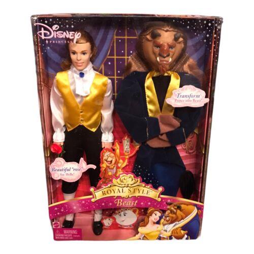 Disney Beauty and Beast Royal Style Prince Doll Transforms To Beast Mattel