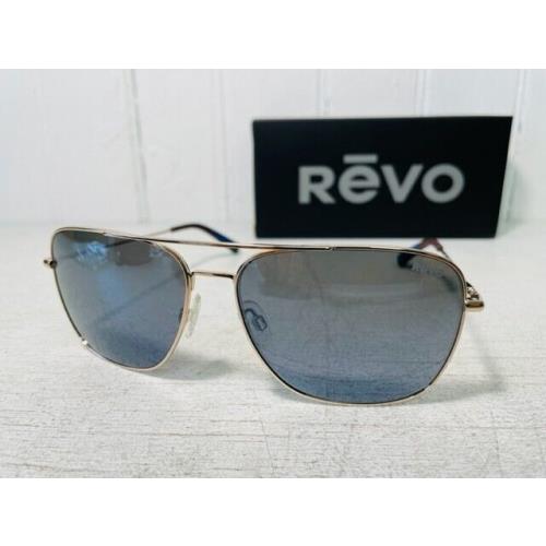 Revo RE1082 04 GY Harbor Gold Frame W/graphite Polarized Lens Aviator Suns