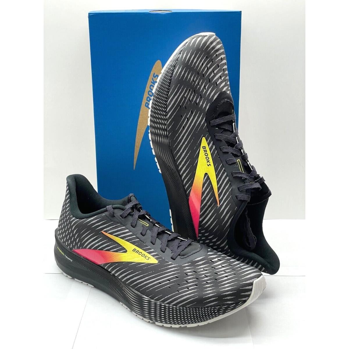 Brooks Hyperion Tempo 110339 1D 074 Black/pink/yellow Medium Men`s Running Shoes