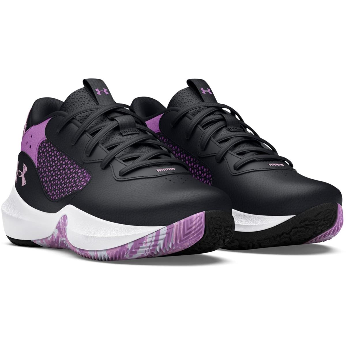 Under Armour Kids Under Armour Kids Lockdown 6 Sneaker Little Kid Black/Provence Purple/Purple Ace