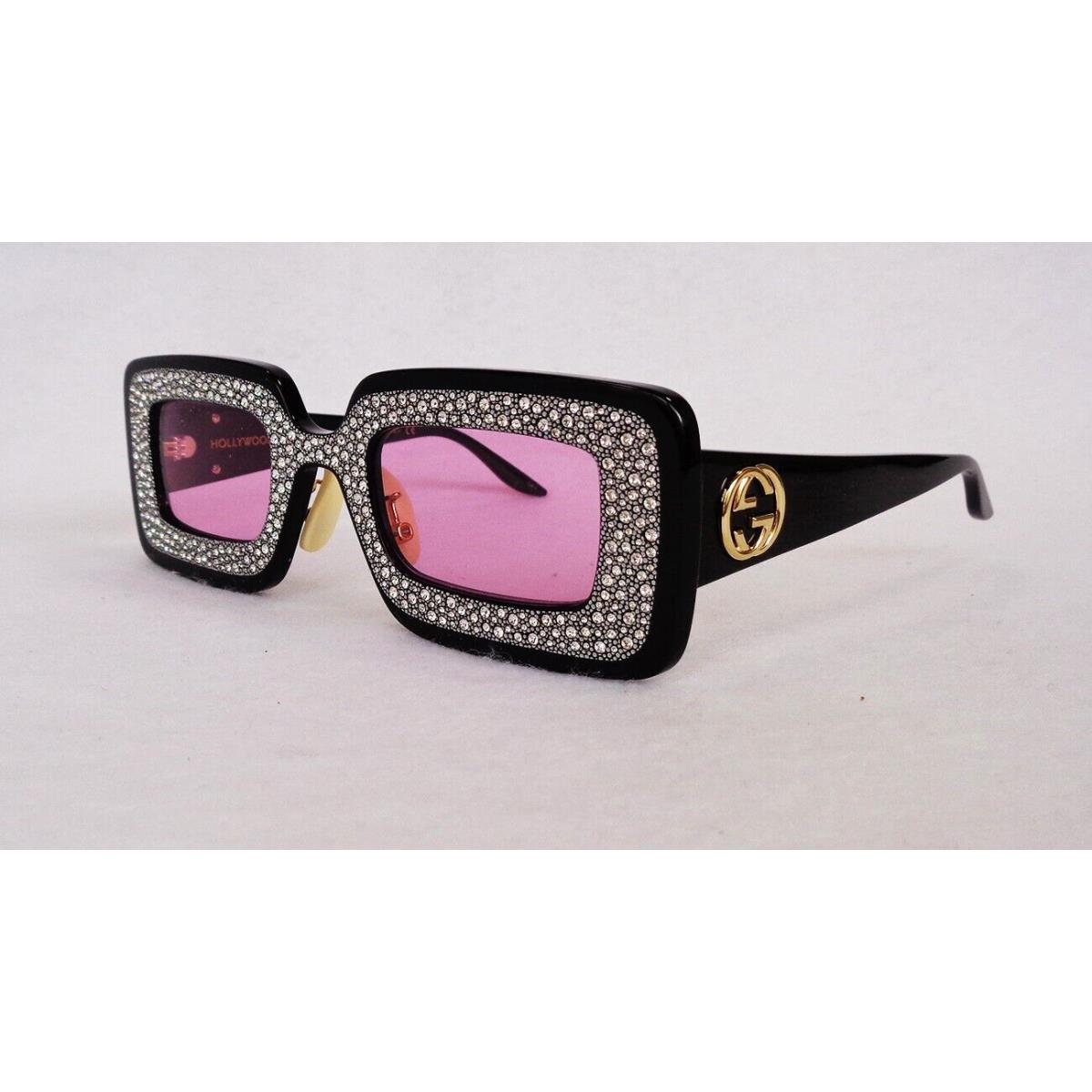 Pink rhinestone gucci outlet sunglasses