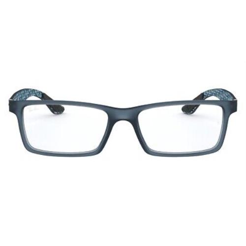 Ray-ban 0RX8901 Eyeglasses Unisex Blue Square 55mm