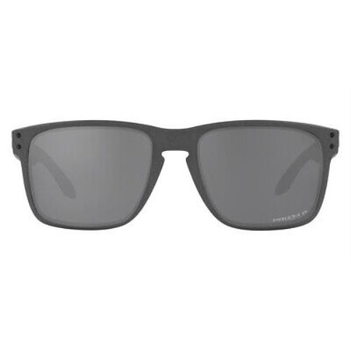 Oakley Holbrook Xl OO9417 Men Sunglasses Square 59mm - Frame: Steel / Prizm Black Polarized, Lens: Prizm Black Polarized